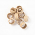 50 mm puidust salvr&auml;tiku s&otilde;rmus, naturaalsest viimistlemata puidust naturaalsest puidust salvr&auml;tikuhoidja, pulmar&auml;tiku s&otilde;rmus 12pcs