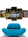 Jeesus ja tema j&auml;rgijad 5 t&uuml;kki pilte kunst HD Prindi Avaleht Elutoa kaunistus L&otilde;uend Sein Plakat Raam Maali Pilt Raamita 20x35cm*2 20x45cm*2 20x55cm*1