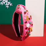 Juuksepael naiste j&otilde;uluv&auml;rviline t&uuml;rkiissinine inkrusteeritud kristallist laia servaga kommiv&auml;rvi peapael Mitmek&uuml;lgne peakate One Size roheline