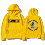 Sudadera con capucha de Sons of Anarchy para hombre y mujer, su&eacute;ter con estampado de SOA de pel&iacute;cula, ch&aacute;ndal de gran tama&ntilde;o, ro Unisex 2XL