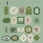 Retrom&auml;rgised kleebised Kirjutatavad pitseerimiskleebised kaunistuste k&auml;siraamat kleebised esteetilised kirjatarbed 40 tk/karp