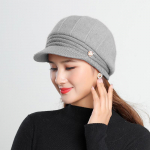 Korea naiste silmkoeline &uuml;hev&auml;rviline l&uuml;hikese &auml;&auml;rega pardnokkak&uuml;bar, &otilde;ues kasutatav pl&uuml;&uuml;sist kootud baretim&uuml;ts Trend One Size