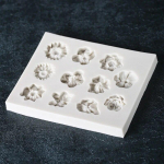P&auml;evalilleroosi lilled kuju silikoonvormi kook DIY kaunistus &scaron;okolaad 3D vormit&ouml;&ouml;riistad