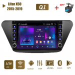 icreative Lifan X50 2015-2019 jaoks koos nupu nupuga Android autoraadio multimeediumipleier Navigatsioon stereo GPS 2 Din Carplay 2+32GB 1+16GB