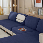 Jacquard diivanipadja kate, veniv libisemiskindel istmekate elutuppa Pestav pestav tugitool istmepadja kate Kodusisustus S (50-63cm) kreemikas