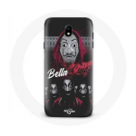 &Uuml;mbris Samsung Galaxy S4 jaoks La casa de papel bella ciao logoga