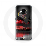 &Uuml;mbris Samsung Galaxy A8 Plus vormel 1 Sebastian Vetteli F1 v&otilde;idus&otilde;itjale punane