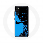 Coque pour Oppo A16 Nike Logo Bleu et Noir
