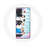 Coque pour Samsung Galaxy A13 5G Bangtan Gar&ccedil;ons BTS WORLD Jeu vid&eacute;o