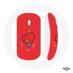 Juhtmeta hiir BTS Bangtan Boys BT21 TATA V punase taustaga