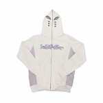 Y2K T&auml;ist&otilde;mblukuga kapuuts Hip-hop Graafilise tr&uuml;kitud kapuutsiga dressipluus Street Outfit Harajuku Gothic meeste jope 2XL mustjasvalge