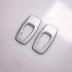 Decorative frame of automobile rear read lamp for Renault Koleos Samsung QM6 2016- Matte silver white