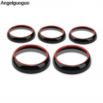 Double color Car Air Condition Air Vent Outlet Ring Cover Trim Decoration for Mercedes Benz GLA X156 CLA C117 class 2014 to 2018 CLA