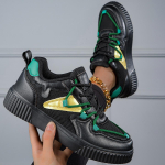 Hingavad tossud Jooksujalatsid Fitness Sport VabaajajalatsidTwist tallaga vabaajajalatsid naiste kingad 35 must