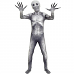 Halloweeni karnevalipeo kost&uuml;&uuml;m Terror-skeleti kombinesoonid t&auml;iskasvanud lastele 2023 Uus Scary Ghost Vampire Cosplay kost&uuml;&uuml;m Body L