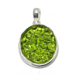 Naturaalsest moldaviidist kvartsist v&auml;&auml;riskiviga 925 h&otilde;bedast ripats 1,77 F2m65