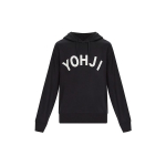 adidas Y-3 Yohji Letters Kapuutsim&uuml;ts Must/Kreemjas Valge Meeste Streetwear FJ0440 S