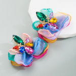 Naiste temperamendiga pika tutiga t&auml;iskristallk&otilde;rvar&otilde;ngad, lihtsad mitmek&uuml;lgsed liialdatud esmaklassilised v&auml;ikesed k&otilde;rvar&otilde;ngad OneSize must