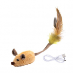 Kassim&auml;nguasi Taaslaetav LED interaktiivne simulatsioonihiir M&auml;nguasi Realistlik liikuv sulgedega hiir kollane