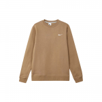 Nike Tikitud logoga laia kaelusega dressipluus Meeste topid helepruun 916609-258 M