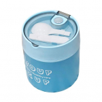 530 ml funktsionaalne isoleeritud toidupurk laia suuga roostevabast terasest soojusisolatsioon sinine