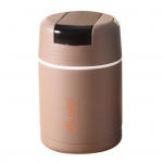 Kasulik hea tihendus, isoleeritud varjatud k&auml;epidemega roostevabast terasest hommikus&ouml;&ouml;gitass kontoritarvikute l&otilde;unan&otilde;u L kohv