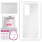 apgo Ultra Clear Protective Skin Sticker for the back compatible with vivo X50 Pro Plus, Wrap Film, Hydrogel Film, Flexible, Soft TPU with positioning