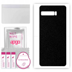 apgo Protective Skin Sticker for the back compatible with Asus ROG Phone 3 ZS661KS, Wrap Film, Foil, Vinyl - Pattern Matte Black