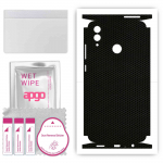 apgo Protective Skin Sticker for the back+sides compatible with Honor 10 Lite, Full Wrap Film, Foil, Vinyl - Pattern Matrix