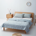 T&auml;ispuuvillane suvine tekk kodu vooditekk Mugav voodipesu tekk Masinas pestav kaasaegne voodikate King-size 120x150cm