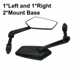 Jalgratta juhtraua tahavaatepeegel Ohutu reguleeritav p&ouml;&ouml;rlev peegel L&auml;bipaistev elektriline t&otilde;ukeratas Jalgrattatarvikud one set