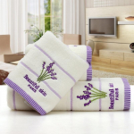 35*75cm aroomiteraapia pehme vannir&auml;tik, puuvillane tikandid, lavendli r&auml;tikute komplekt, puuvillane k&auml;ter&auml;tikute komplekt