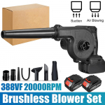 1600 W 2-&uuml;hes harjadeta juhtmeta elektriline &otilde;hupuhur tolmuimejaga puhumis- ja imemislehe tolmukoguja Makita 18 V aku jaoks 1 x Battery