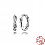 Autentsed S925 Sterling H&otilde;bedast K&otilde;rvar&otilde;ngad Lill Puu S&uuml;da T&auml;hed Kuu S&auml;delevad Pav&eacute; Naastk&otilde;rvar&otilde;ngad Naiste Mood DIY Amuletid Ehted CHINA