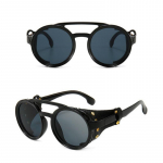 Meeste p&auml;ikeseprillid Vintage Steampunk stiilis prillid UV400 &uuml;mmarguse raamiga prillid &otilde;ues s&otilde;itmise p&auml;ikeseprillid