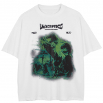 T&auml;navar&otilde;ivad Funny Graphic T-s&auml;rk Puuvillane Unisex Tops T-s&auml;rk Suvine l&uuml;hikeste varrukatega T-s&auml;rk M valge