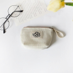 Armas lill Pehme kandiline m&uuml;ndikotid Rahakott K&auml;ekott Kaasaskantav minihuulepulga korraldaja Bussi ID krediitkaardihoidja kotid valge