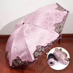 P&auml;ikesekaitsekreem UV-kaitse tikand p&auml;ikesevari naiste tikand vin&uuml;&uuml;l p&auml;ikesevari ilm vihm upf50 + 53cm/8k