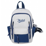 Kerge rinnakott Meeste v&auml;rvi kontrastsusega sportlik Crossbody kott Naiste kirjaga &otilde;lakott must