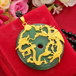 2 stiili kuldset v&auml;rvi uus draakoni f&ouml;&ouml;niksi turvaluku ripats meestele ja naistele, paaridele, isetegemise kaelakee 40cm valge