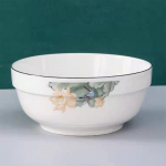 Riisikauss keraamiline kauss majapidamises riisikauss Glasuuritud Hiina lauan&otilde;ud paksendatud nuudlikauss riisikauss supikauss portselankauss