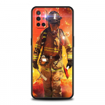 Firefighter Heroes Fireman telefoni&uuml;mbris OnePlusi jaoks 10 9 8 7 7T Pro 9RT 9R 8T Nord N100 N200 N10 CE 2 5G Z Pehme musta kaanega kate OnePlus 8 Pro