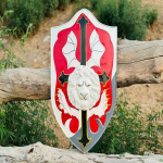 71.12 cm Spartan Shield Lion Face Shield Decorative Spartan Shield for Boyfriend Father Best Gift Halloween