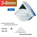 3-30 mm kahepoolne magnetklaasipuhasti klaasipuhastusvahend harja t&ouml;&ouml;riist majapidamispuhastusventilaatori kujuga akna magnetpuhastaja 3-8mm punane