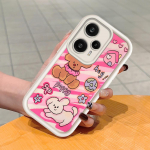 Pehme silikoonist ruudukujulise redeliga printimismustriga telefoni korpus, t&auml;iskaanega kaamera p&otilde;rutuskindel kaitse kummist &uuml;mbris Xiaomi Redmi jaoks Redmi 13C 5G valge