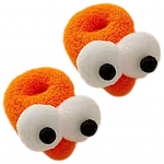 2 tk Naised Armsad Juuksek&ouml;ied Multikad Suured Silmad Dekoratsioon Paks K&otilde;rge Elastsus Libisemisvastane Katkestav Kommid V&auml;rviline hobusesaba hoidik Juuksepaelad Juukser&otilde;ngad kaamel