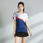 Sulgpalli Riietus Komplekt L&uuml;hikeste Varrukatega Uus Sinine V&auml;rv Meeste ja Naiste Kiiresti Kuivav Suvine Lauatennise Riietus Treeningv&otilde;istluste Riietus M