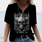 3D Koljud Lilleprindiga Naiste T-s&auml;rgid Mood V-kaelusega L&uuml;hikeste Varrukatega Tees Suvine Vabaaja Naiste R&otilde;ivad Lahtised Topid T&auml;navamood XL