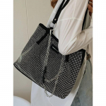 Diamond Tote mustriga &otilde;lakotid naistele &Uuml;lemise k&auml;epidemega naiste kott Uus, suure mahutavusega moekottide naiste k&auml;ekotid