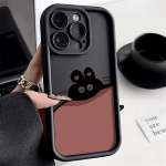 Telefoni&uuml;mbris iPhone'ile 11 13 12 14 15 16 Pro Max 7 8 Plus XR XS Max Samsung A55 S24 S23 A02S Redmi 9 13C 9A 10 A3 OPPO A15S A16 A17 A18 A38 A53 A54 A31 Xiaomi 11 Lite 4G kohv